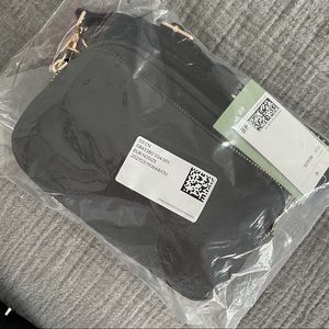 NWT H&M black front pocket cross body bag